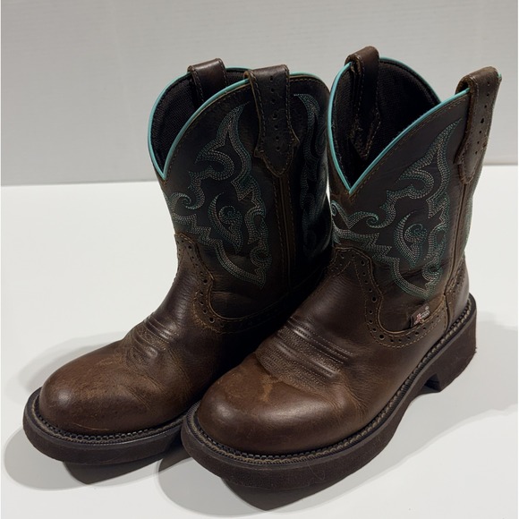 Justin Shoes - JUSTIN Gypsy - Women's Boots - Brown Leather Western Cowboy GY9606 - Size 7B